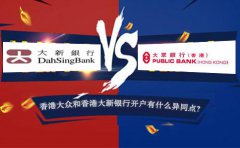 香港大眾銀行開戶和香港大新銀行開戶有什么異同點？